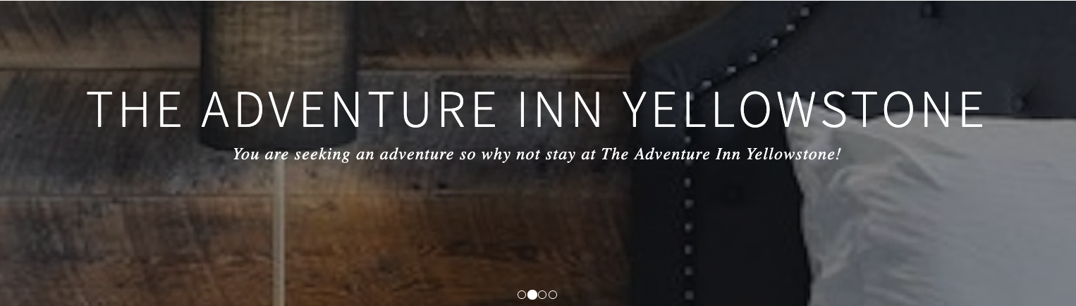 Adventure Inn Yellowstone guest room